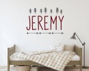Nursery Personalized name wall decals with Arrows